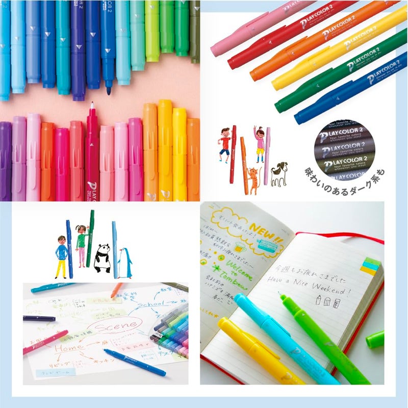 تومباو قلم إشارة مائي من تومبو GCB-011، لون اللعب 2، 12 لونًا - Image 5